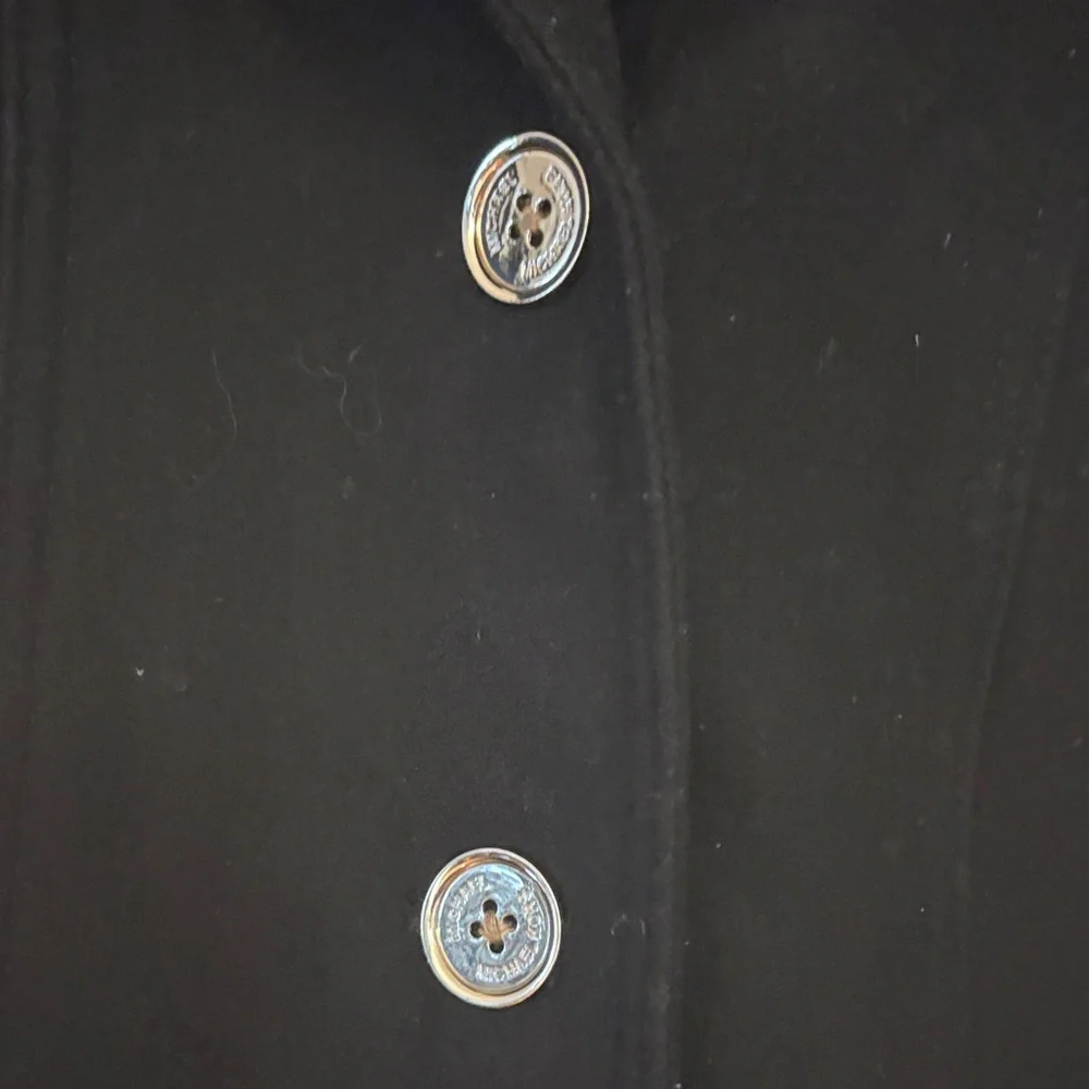 Michael Kors Black Trench Coat - Picture 4 of 14